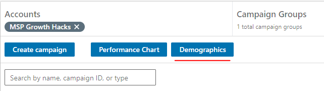 LinkedIn Ads - Demographic Data