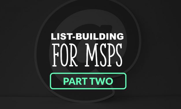 List Building for MSPs | Part Two: Capturing New Leads